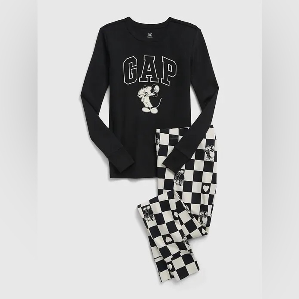 NWT | GAP | Disney Mickey Mouse Black and White PJs